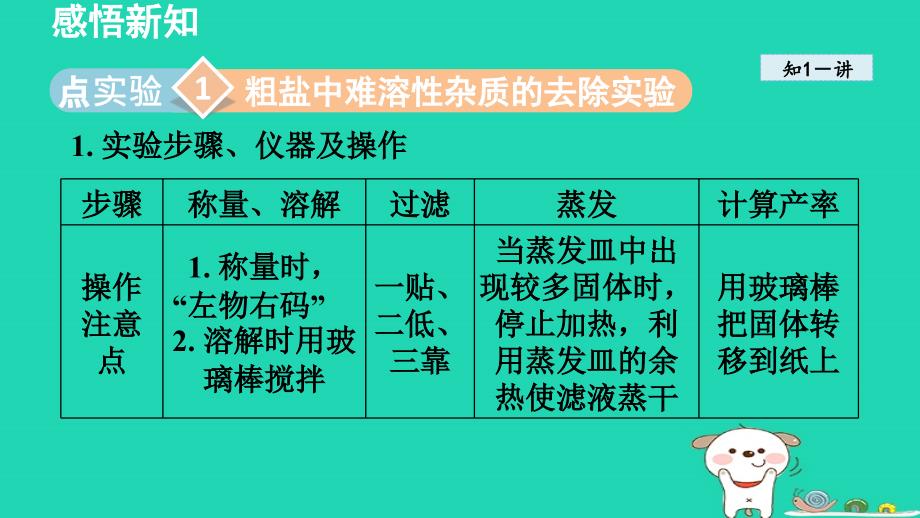 2024九年级化学下册第十一单元盐化肥实验活动8粗盐中难溶性杂质的去除授课课件新版新人教版_第2页