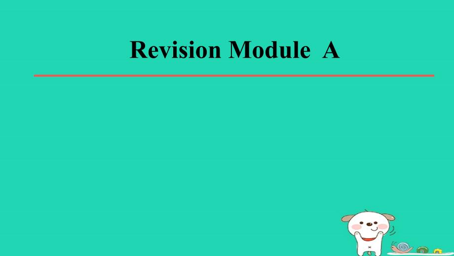 2024八年级英语下册RevisionmoduleA课件新版外研版_第1页