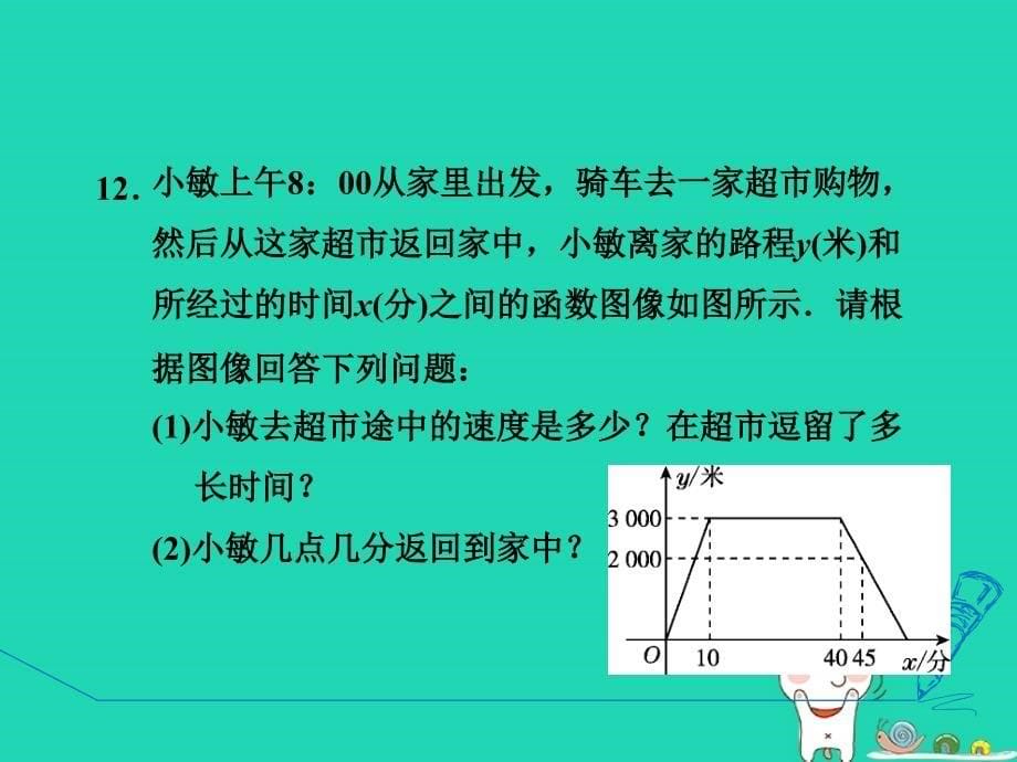 2024八年级数学下册第21章一次函数21.2一次函数的图像和性质1一次函数的图像课后习题课件新版冀教版_第5页