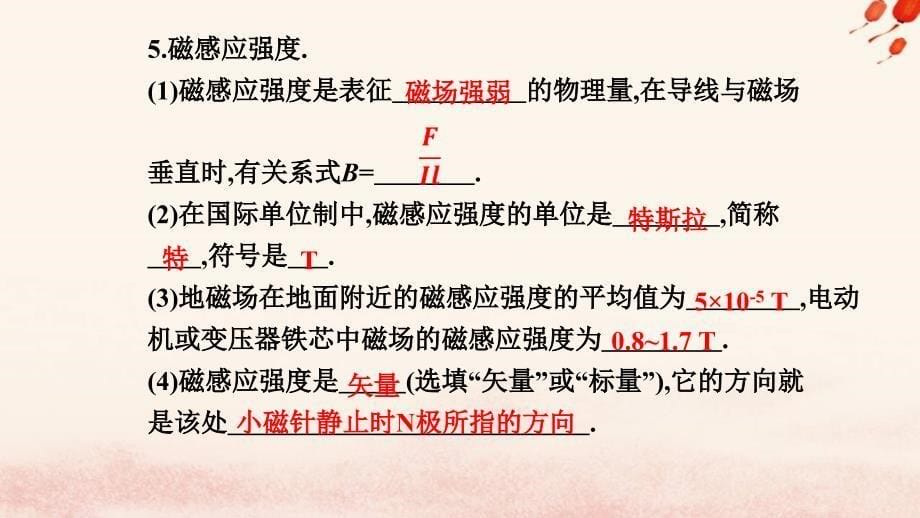 新教材2023高中物理第十三章电磁感应与电磁波初步13.2磁感应强度磁通量课件新人教版必修第三册_第5页