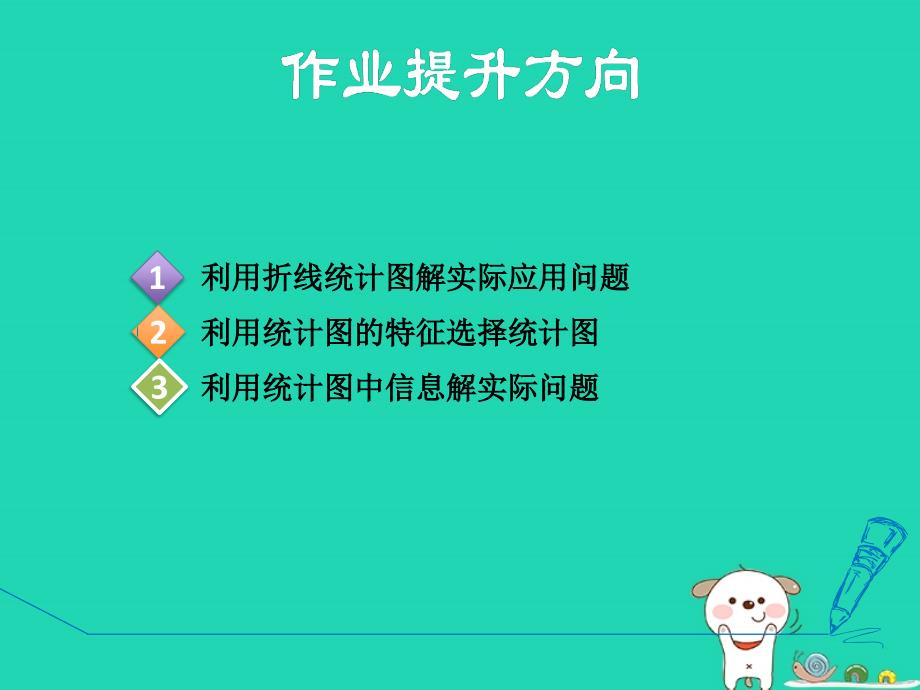 2024八年级数学下册第18章数据的收集与整理18.3数据的整理与表示2折线统计图课后习题课件新版冀教版_第2页