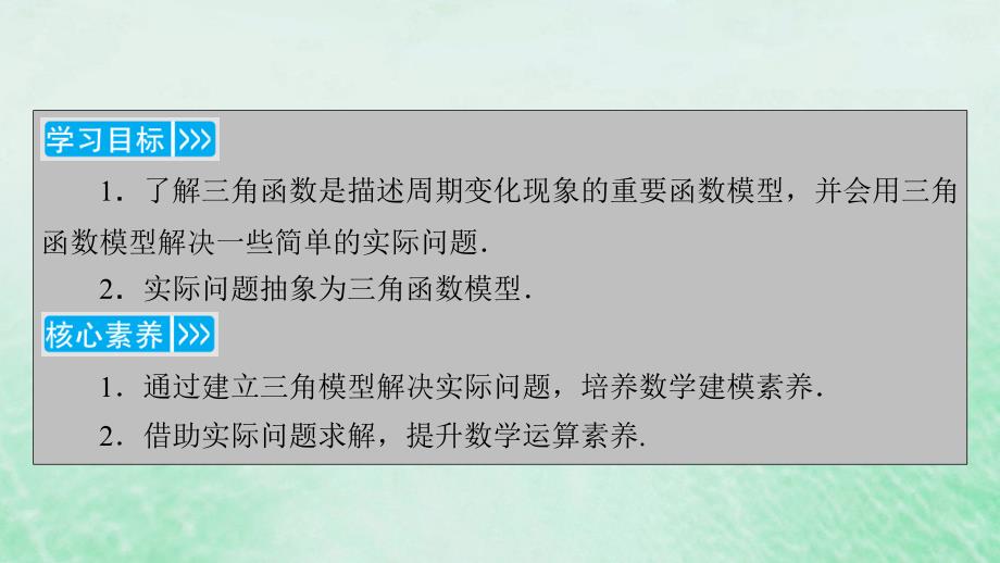 新教材适用2023_2024学年高中数学第5章三角函数5.7三角函数的应用课件新人教A版必修第一册_第4页