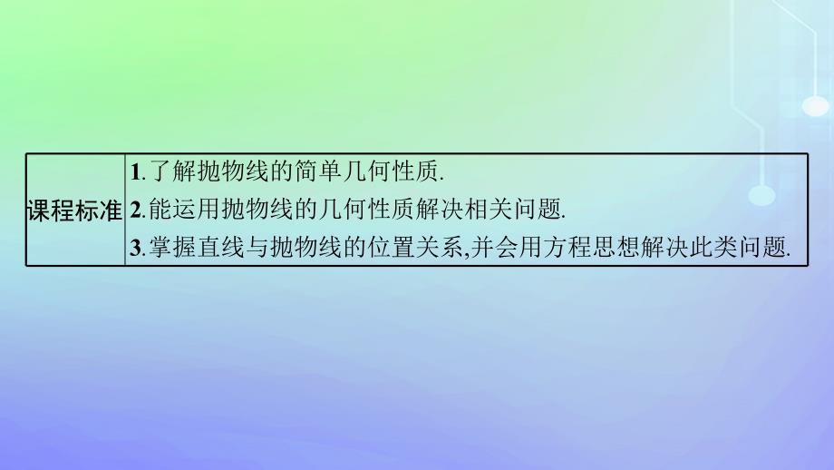 新教材2023_2024学年高中数学第二章圆锥曲线3抛物线3.2抛物线的简单几何性质课件北师大版选择性必修第一册_第3页