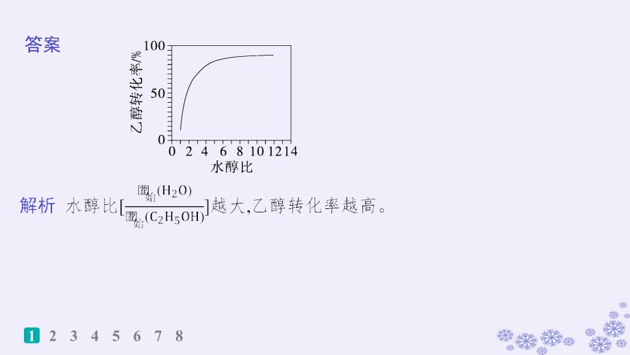 适用于新高考新教材浙江专版2025届高考化学一轮总复习第7章化学反应速率与化学平衡微专题十二化学反应速率化学平衡图像的绘制强基练课件新人教版_第3页