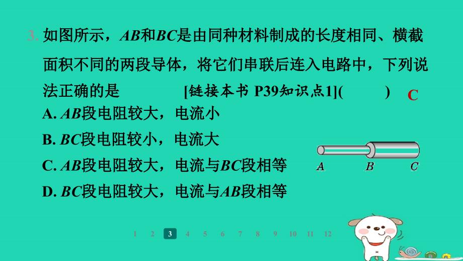 2024九年级物理全册第十一章简单电路期末基础练习题课件新版北师大版_第4页