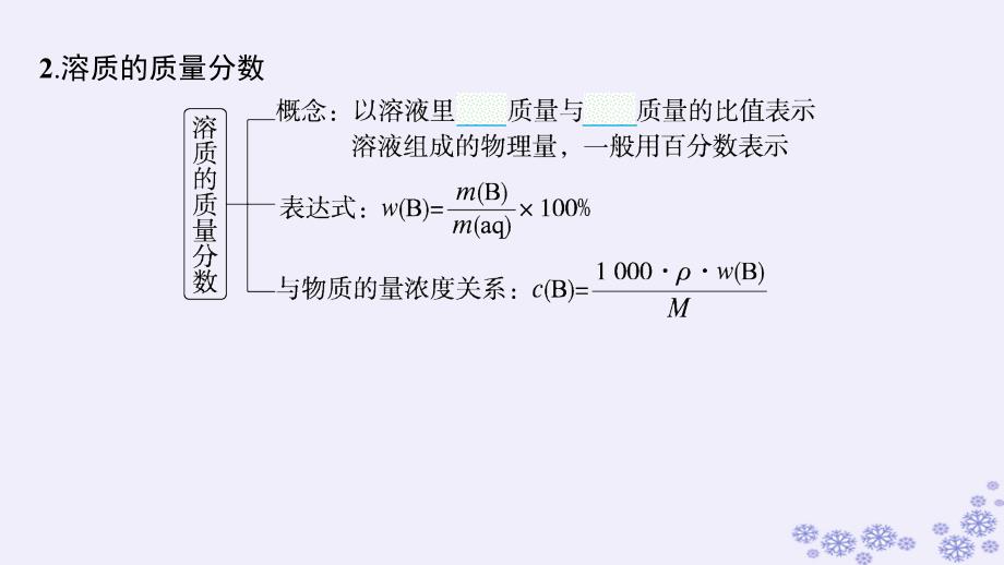 适用于新高考新教材浙江专版2025届高考化学一轮总复习第2章物质的量第5讲物质的量浓度课件新人教版_第4页