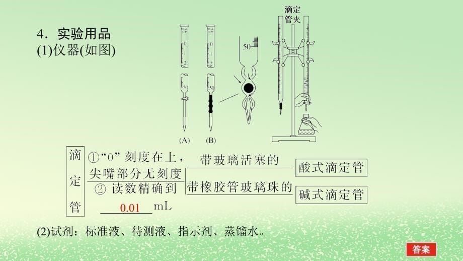 2024版新教材高考化学全程一轮总复习第八章水溶液中的离子平衡第27讲酸碱中和滴定课件_第5页