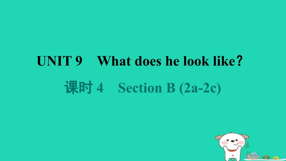 广东省2024七年级英语下册Unit9Whatdoeshelooklike课时4SectionB2a_2c课件新版人教新目标版_第1页