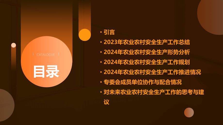 2024农业农村安全生产专业委员会工作汇报_第2页