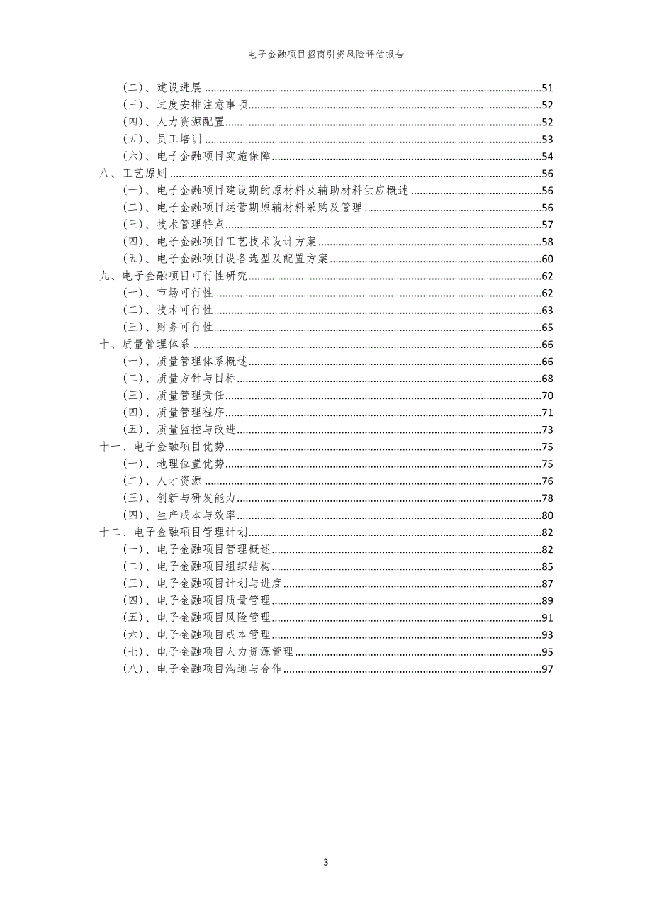 2023年电子金融项目招商引资风险评估报告_第3页