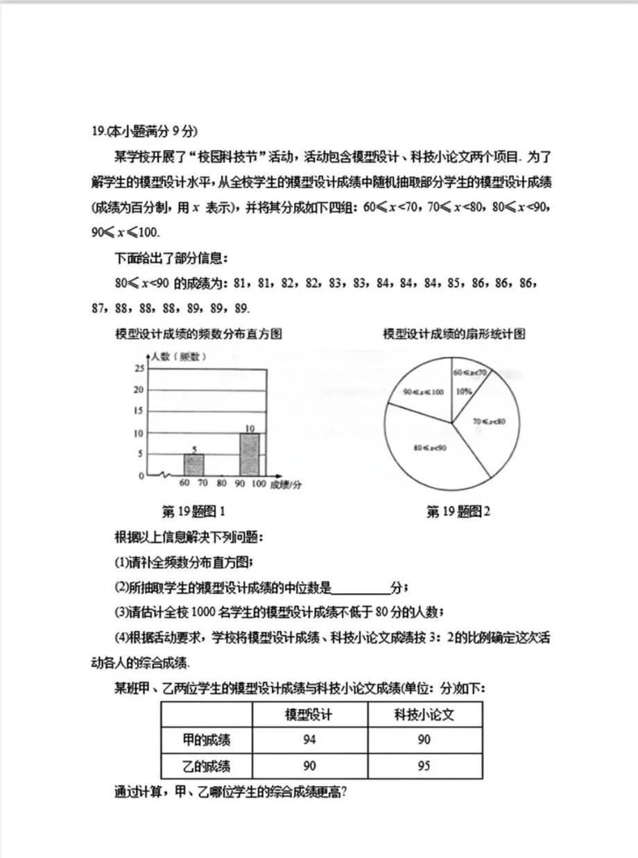 2024年山东省枣庄市中考数学试题(枣庄菏泽临沂聊城)_第5页