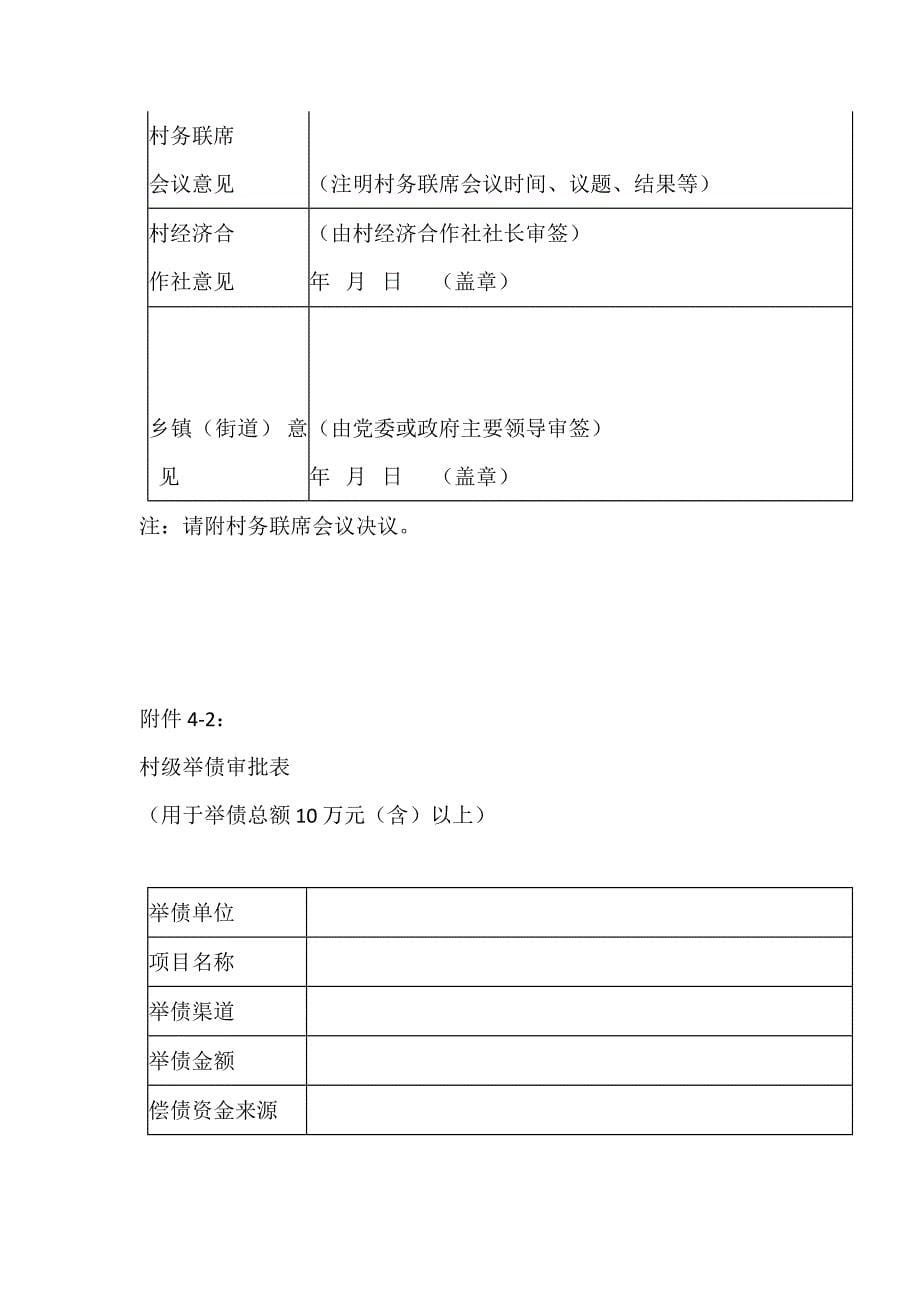 村级债务化解方案_第5页