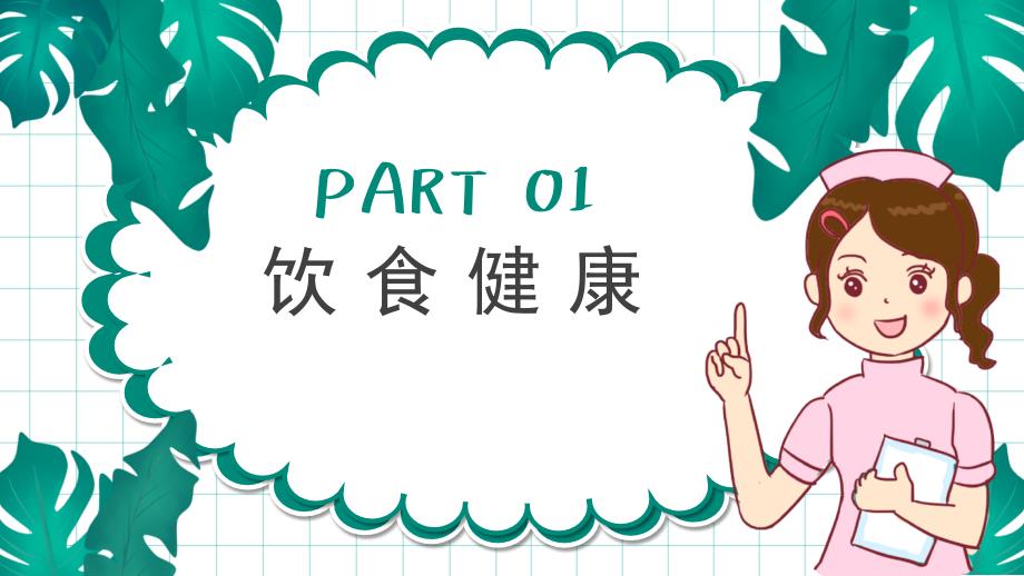 幼儿园大班2024清新儿童健康知识教育培训讲座PPT模板_第3页