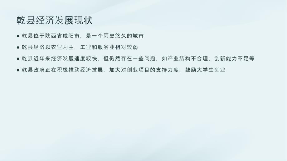 乾县大学生创业项目(参考模板)_第4页