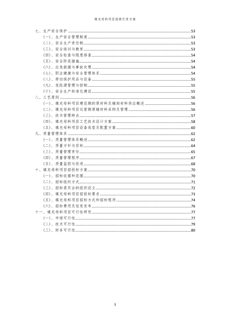 2023年填充母料项目招商引资方案_第3页