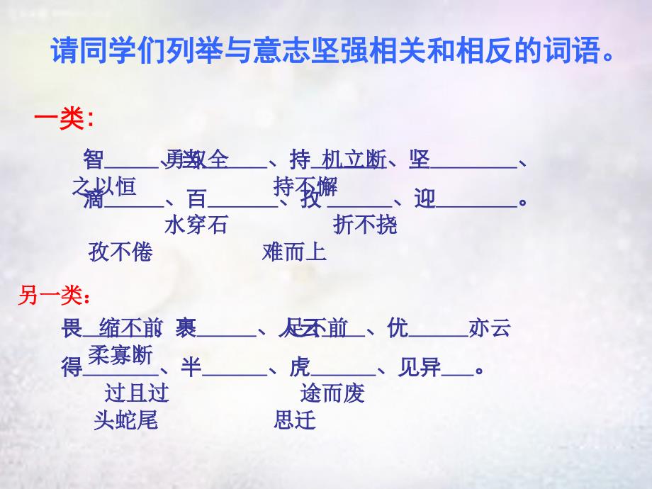 河南省上蔡县第一初级中学七年级政治下册第六课第1框让我们选择坚强课件新人教版_第3页