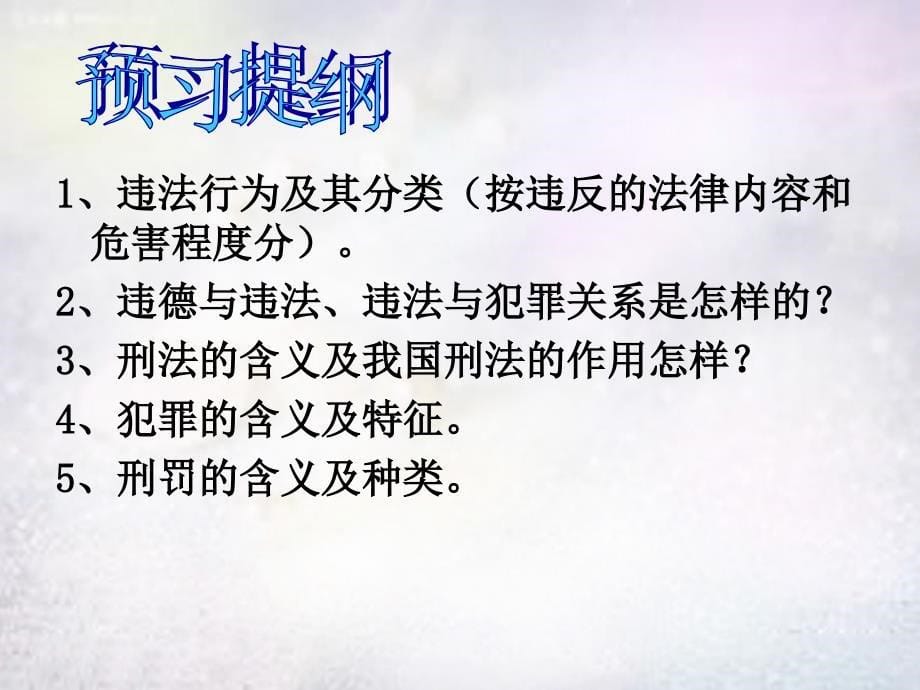 七年级政治下册第七课第2框法不可违课件新人教版_第5页