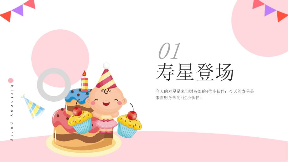 企业员工生日会PPT_第3页