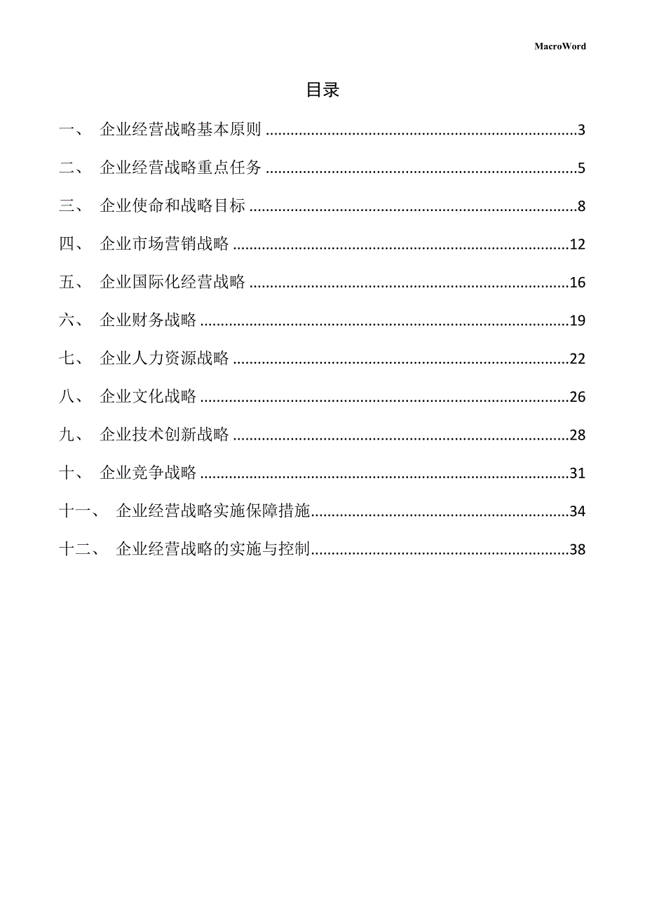 灶具项目企业经营战略方案_第2页