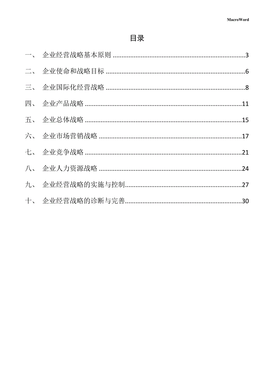 显示器件项目企业经营战略手册_第2页