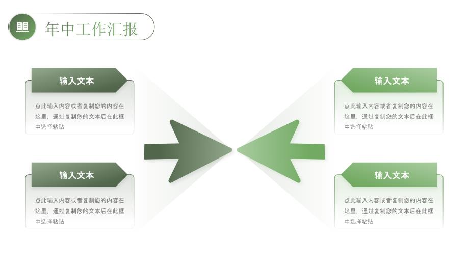 绿色励志工作总结汇报PPT模板_第4页