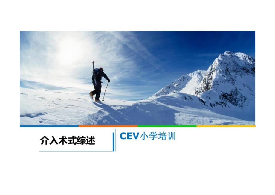 CEV培训：介入术式综述_第1页