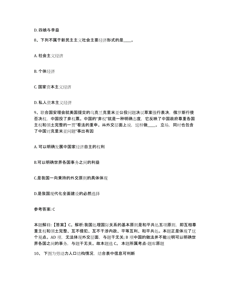 备考2025内蒙古自治区乌海市海勃湾区网格员招聘题库练习试卷A卷附答案_第4页