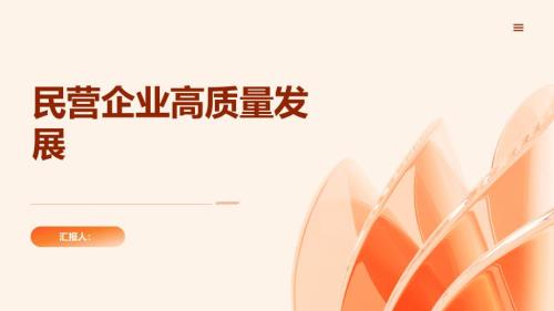 民营企业参与高质量发展的挑战与机遇