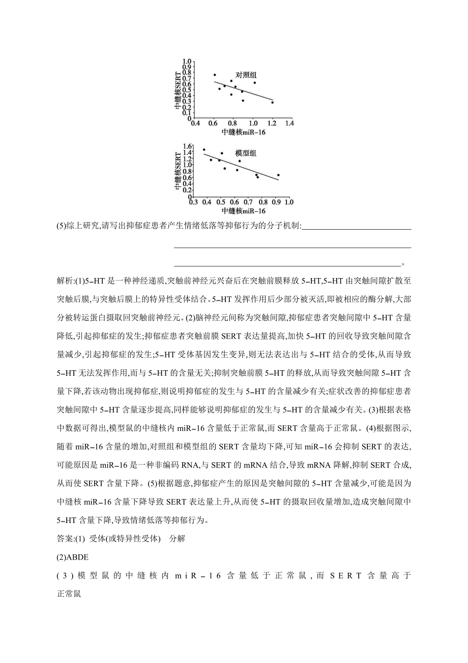 2024届高考生物考前复习限时练15_第4页