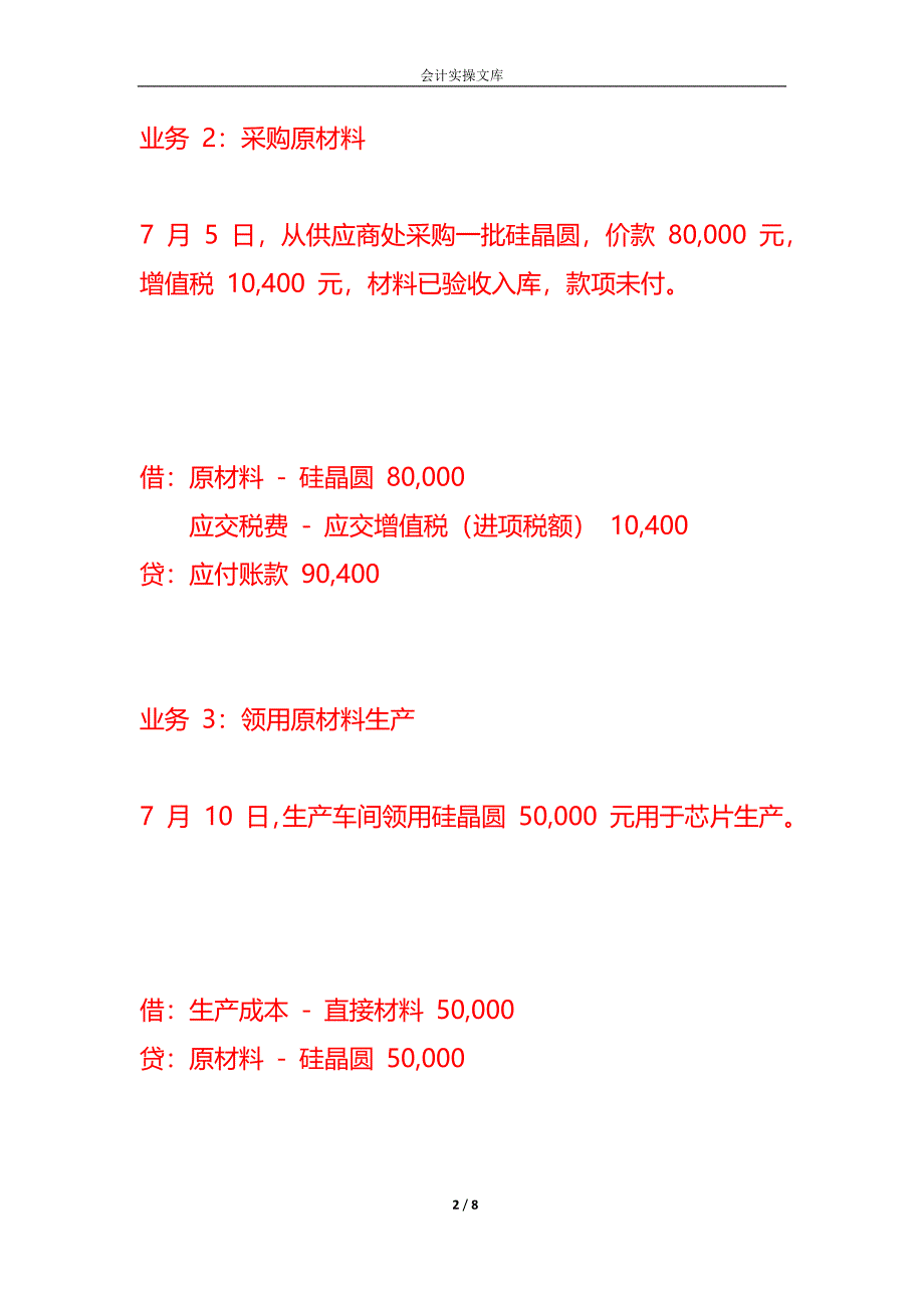 做账实操-芯片生产企业的账务处理_第2页