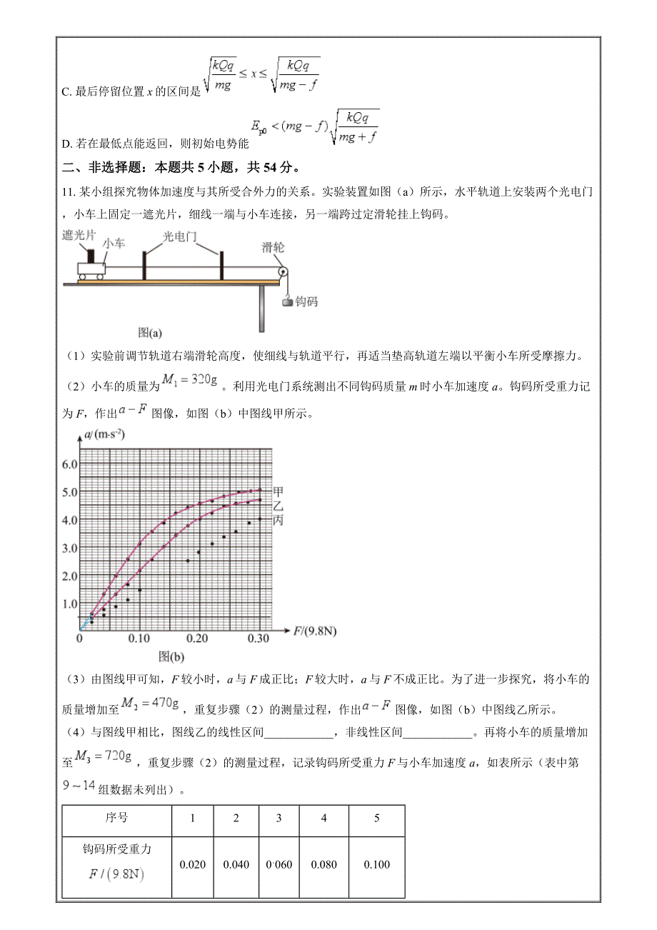 2024年高考真题——物理江西卷Word版含答案_第4页