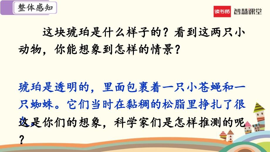 部编版2020学年小学四年级下册《琥珀》精品课件（第二课时）_第3页