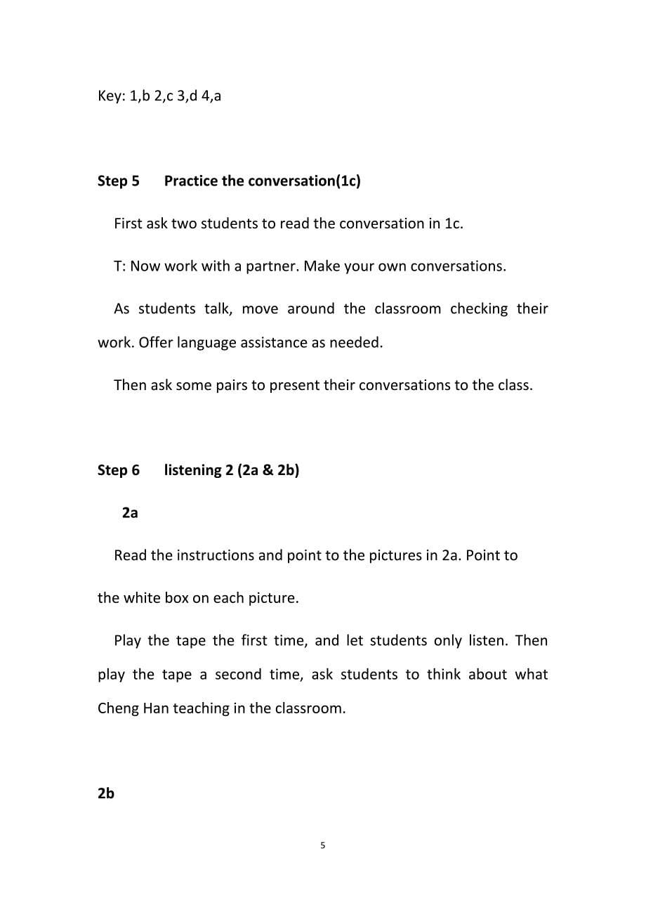 英语-八年级上-Unit-6-教学设计_第5页