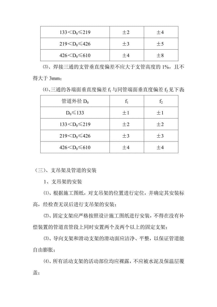 碱厂热能技改项目锅炉主控楼、汽轮机房工艺管道安装工程施工方案_第5页