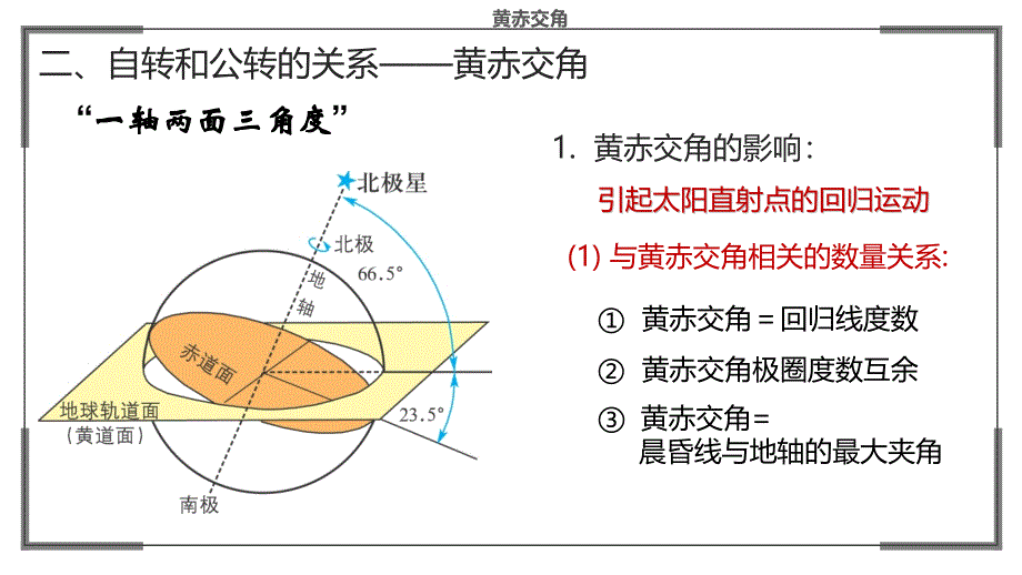 2025届高考地理一轮复习课件第6讲+地球运动——地球公转及意义_第3页