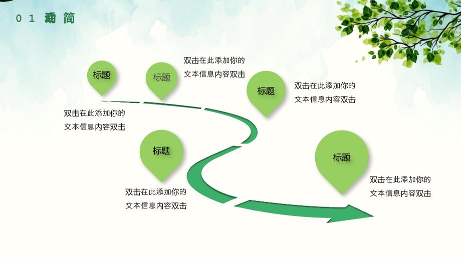 绿色文艺小清新植树节宣传活动_第4页