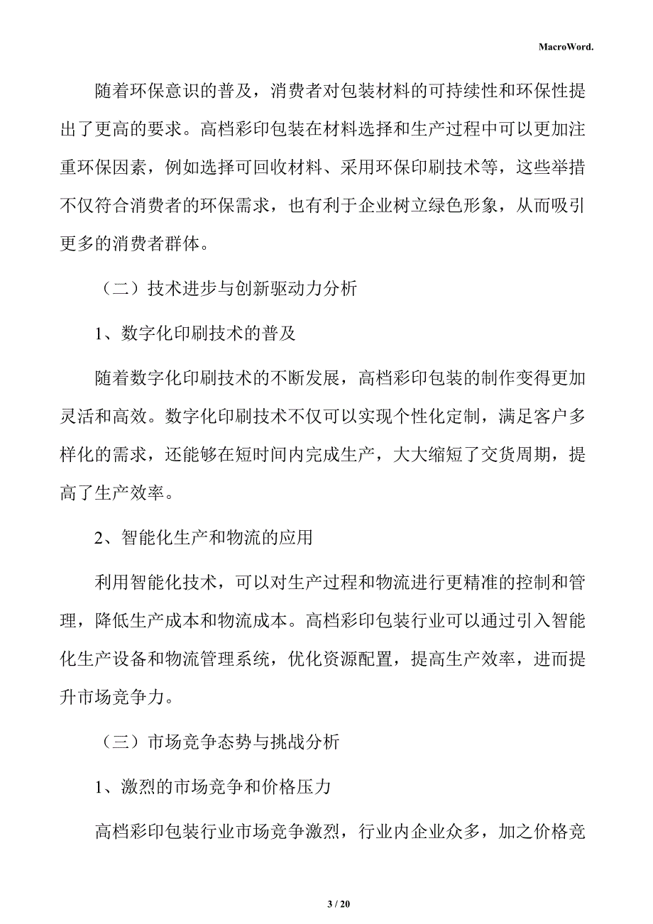 彩印环保材料项目风险管理分析报告_第3页