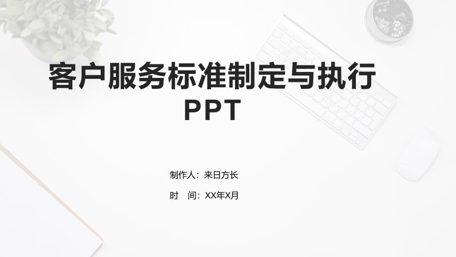 客户服务标准制定与执行PPT_第1页