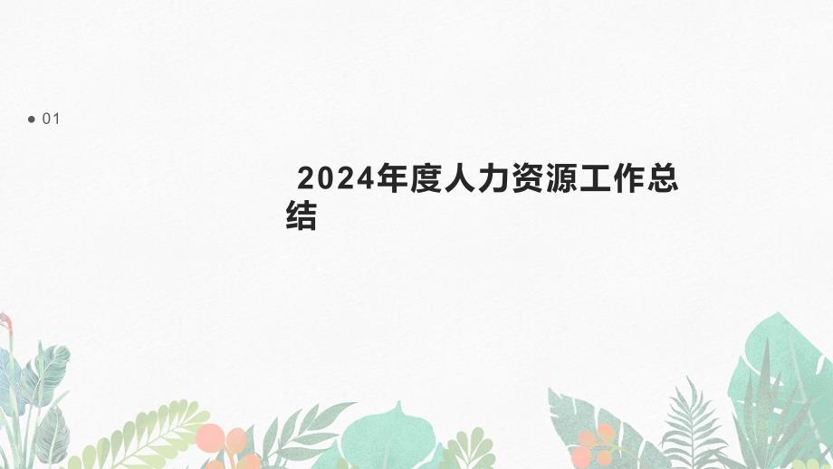 2024年度人力资源工作总结与计划模板_第3页