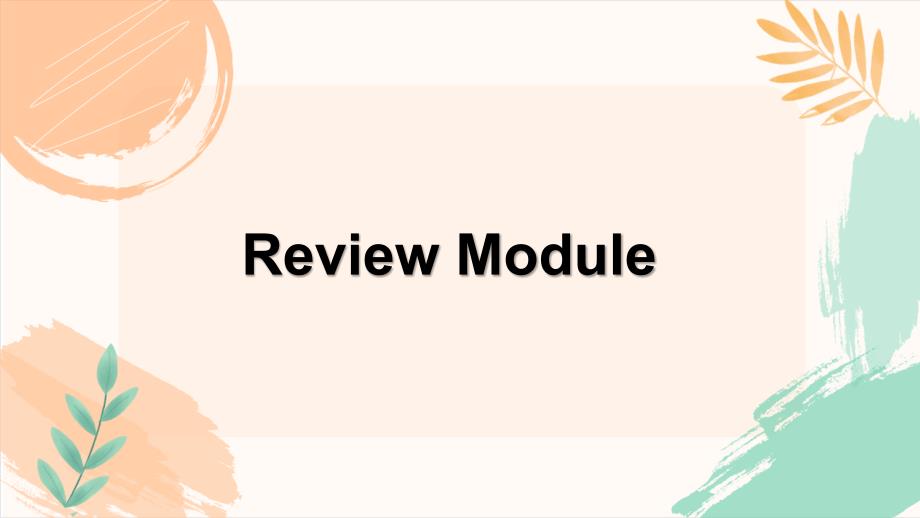 外研版（三起）六上英语《Review-Module》教学课件_第2页