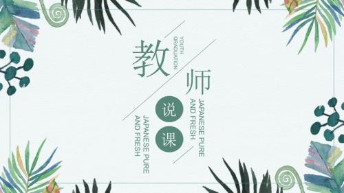 教师说课文本