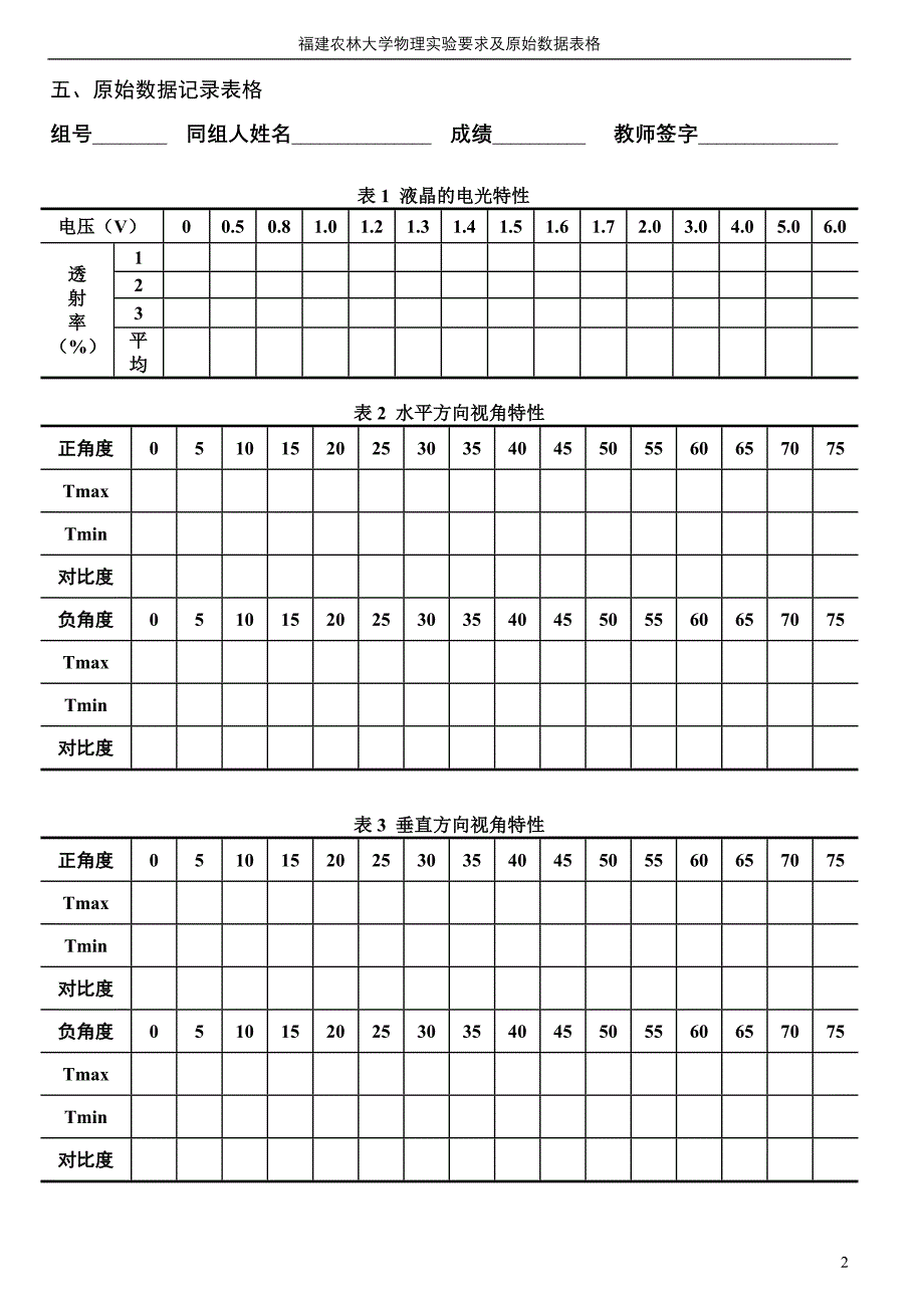 实验27 液晶电光效应实验_第2页