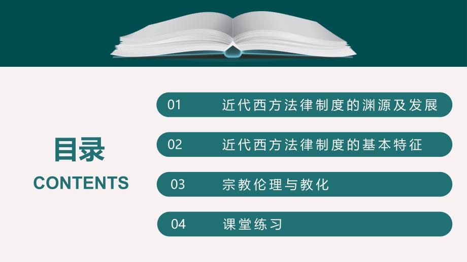 （备好课）《近代西方的法律与教化》精品课件_第2页