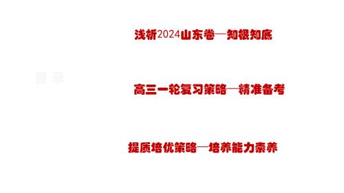 2025年高考化学一轮复习备考策略讲座