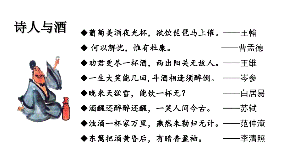 古诗词诵读《将进酒》课件 2024-2025学年统编版高中语文选择性必修上册_第2页