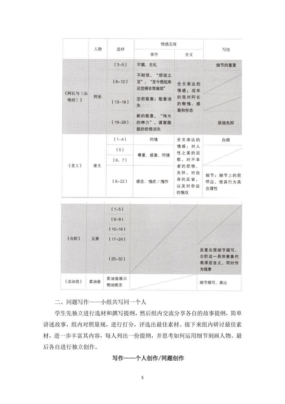 统编版七年级上册《第三单元》单元整体设计_第5页