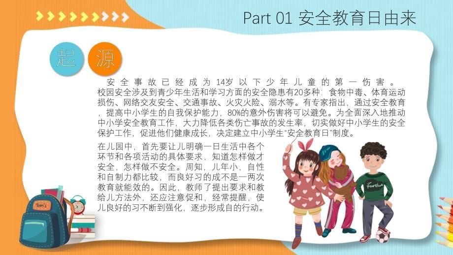 全国中小学生安全教育日主题班会PPT(1)_第5页