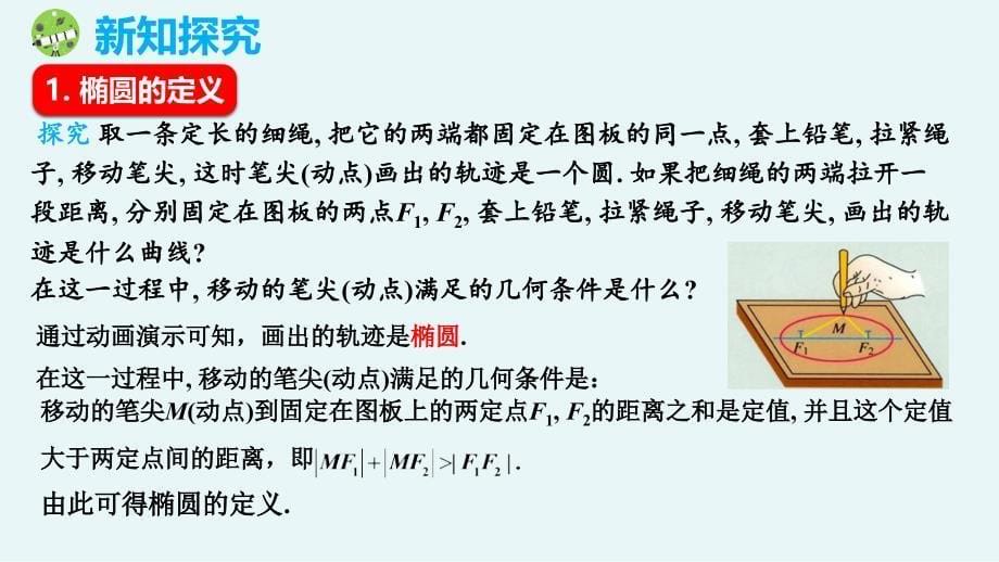 椭圆及其标准方程教学课件 高二数学同步备课系列（人教A版2019选择性必修第一册）_第5页