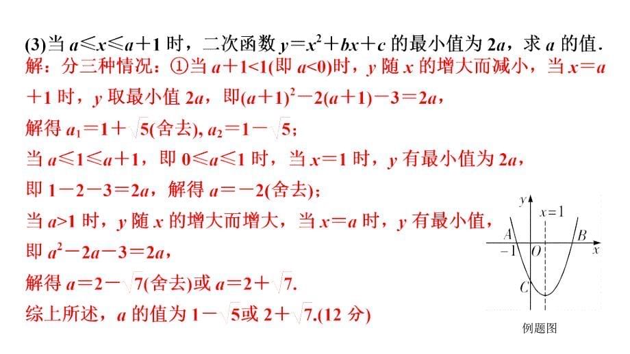 2024贵阳中考数学二轮中考题型研究 题型十 二次函数性质综合题 （课件）_第5页