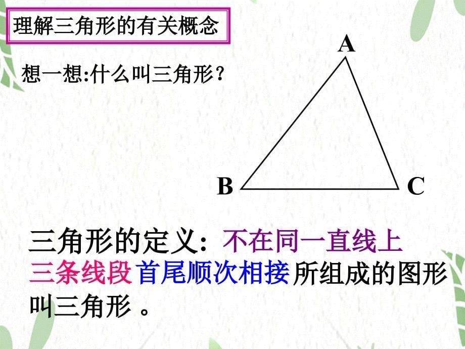 八年级数学人教版（上册）11.1.1三角形的边课件（26张PPT）_第5页